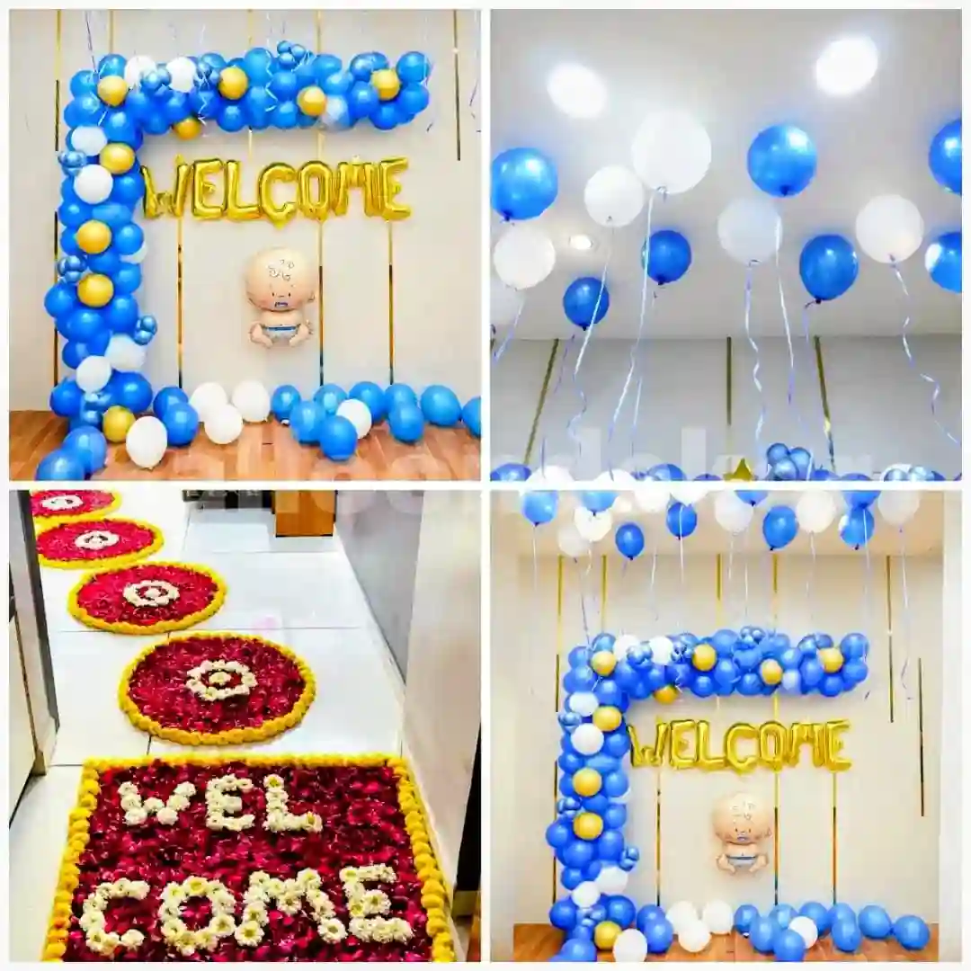 balloon decoration Welcome Little One Decor